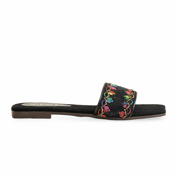 Black Casual Slipper CL1917