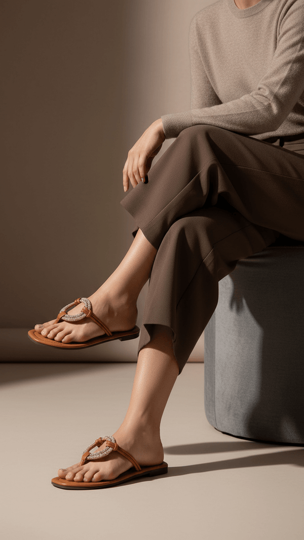 Mustard Casual Chappal For Ladies CL1919