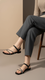 Black Casual Sandal CL1932