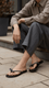 Black Casual Chappal CL1957