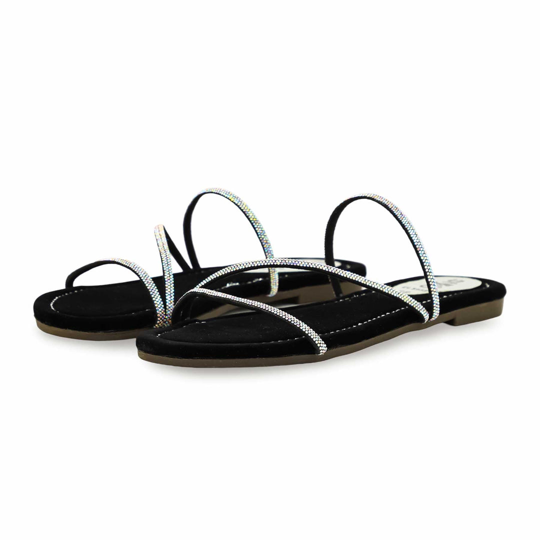 Black Casual Women Slipper CL1958