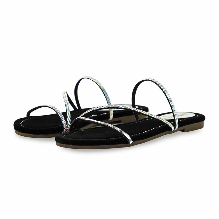 Black Casual Women Slipper CL1958