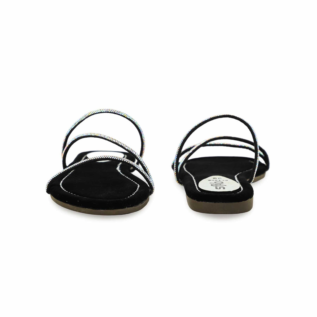 Black Casual Women Slipper CL1958
