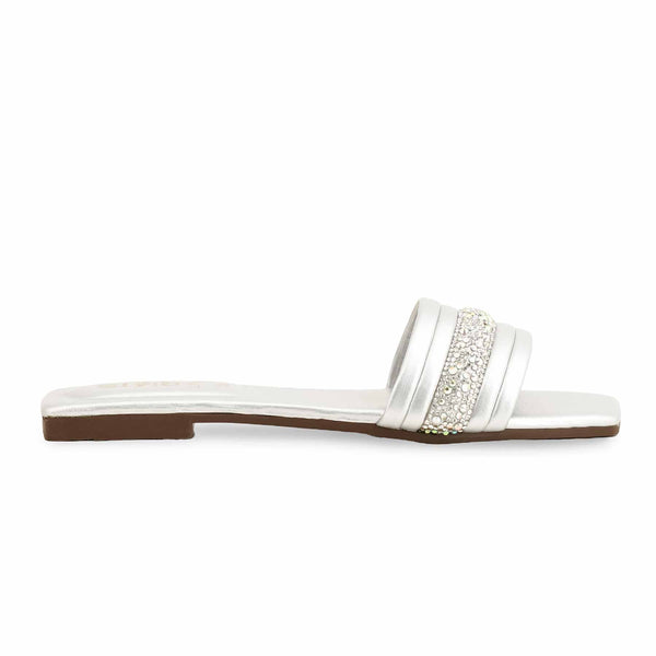 Silver Casual Slipper CL1960