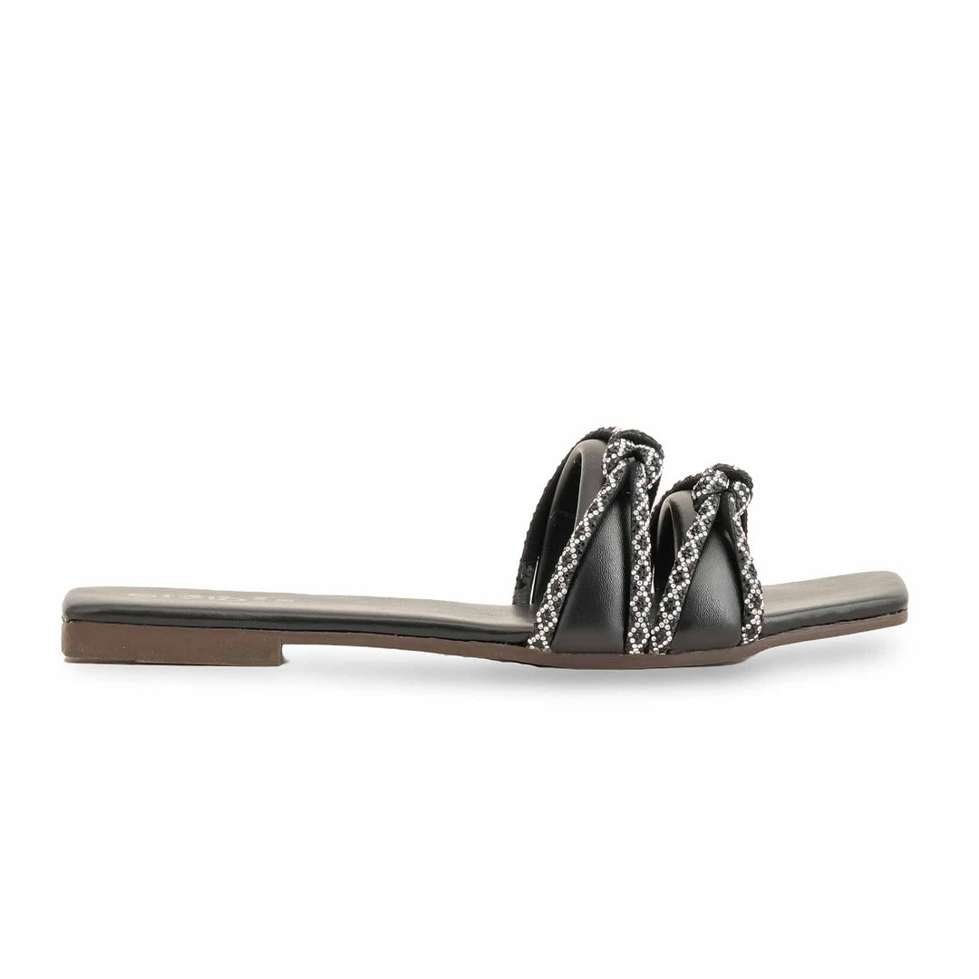 Black Casual Slipper For Women CL1964
