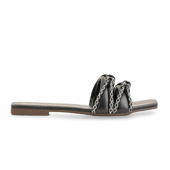 Black Casual Slipper For Women CL1964