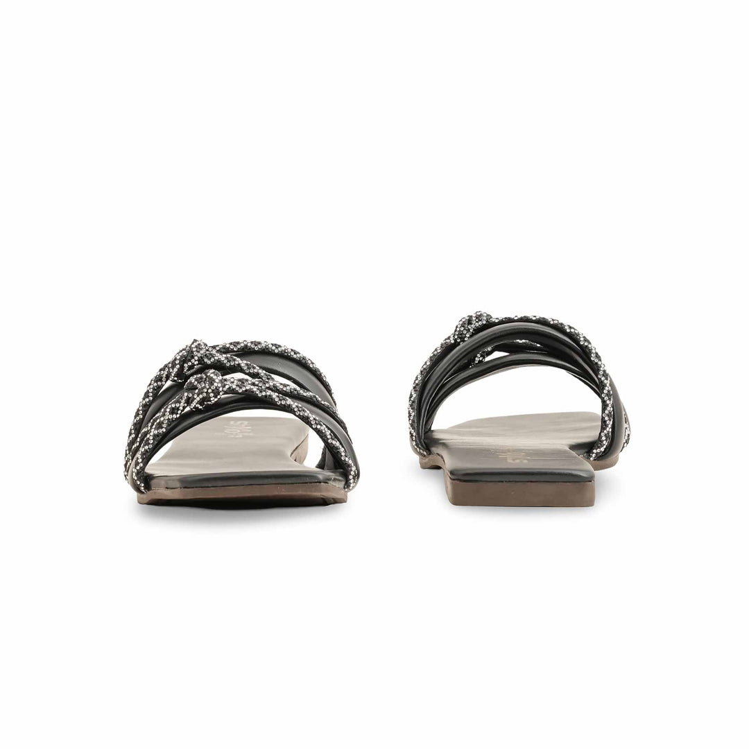 Black Casual Slipper For Women CL1964