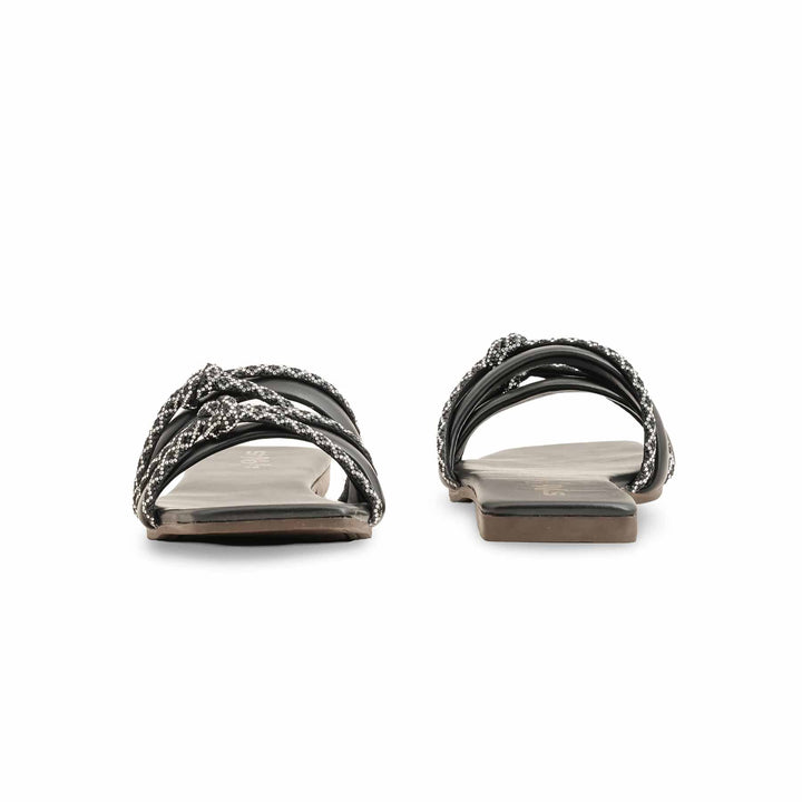 Black Casual Slipper For Women CL1964