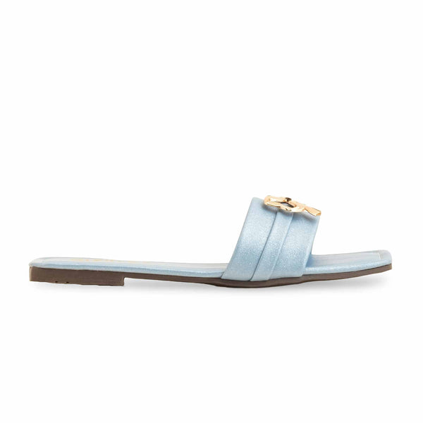 Sky Blue Casual Slipper For Women CL1970