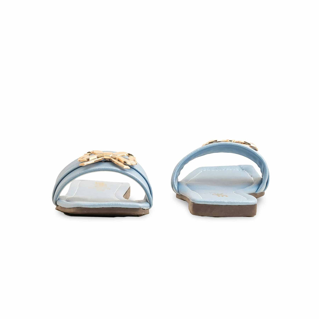 Sky Blue Casual Slipper For Women CL1970