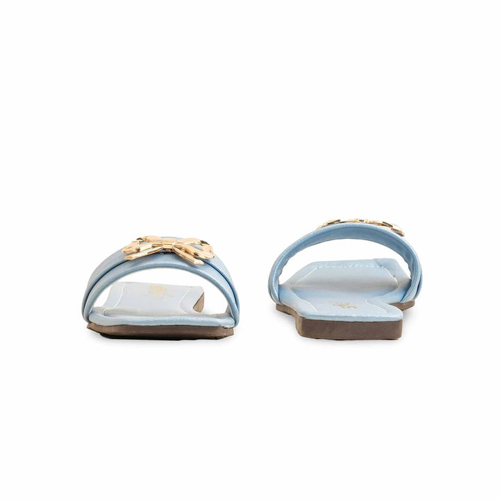 Sky Blue Casual Slipper For Women CL1970