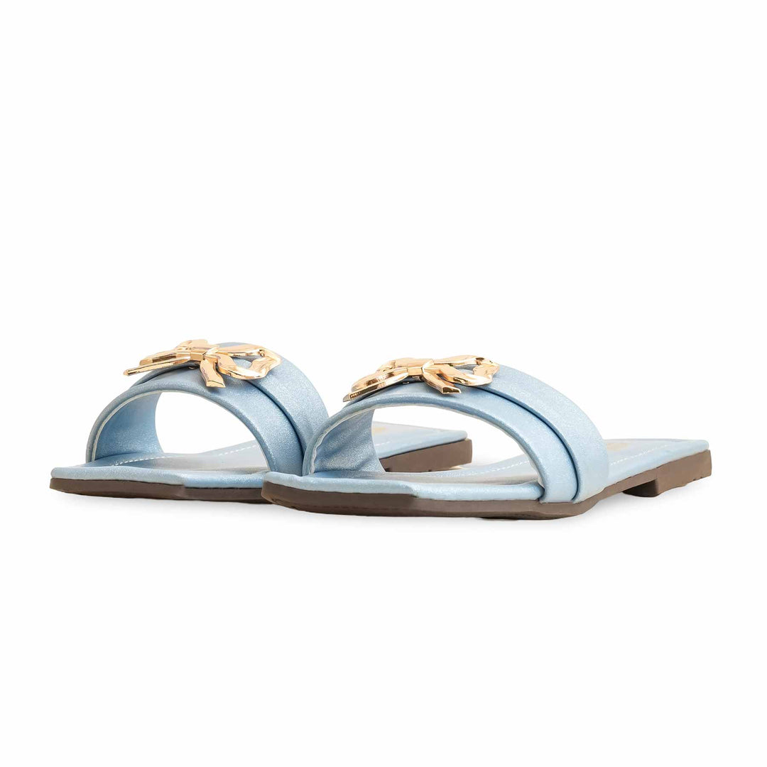 Sky Blue Casual Slipper For Women CL1970