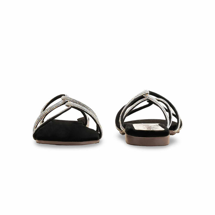 Black Casual Slipper For Ladies CL1972