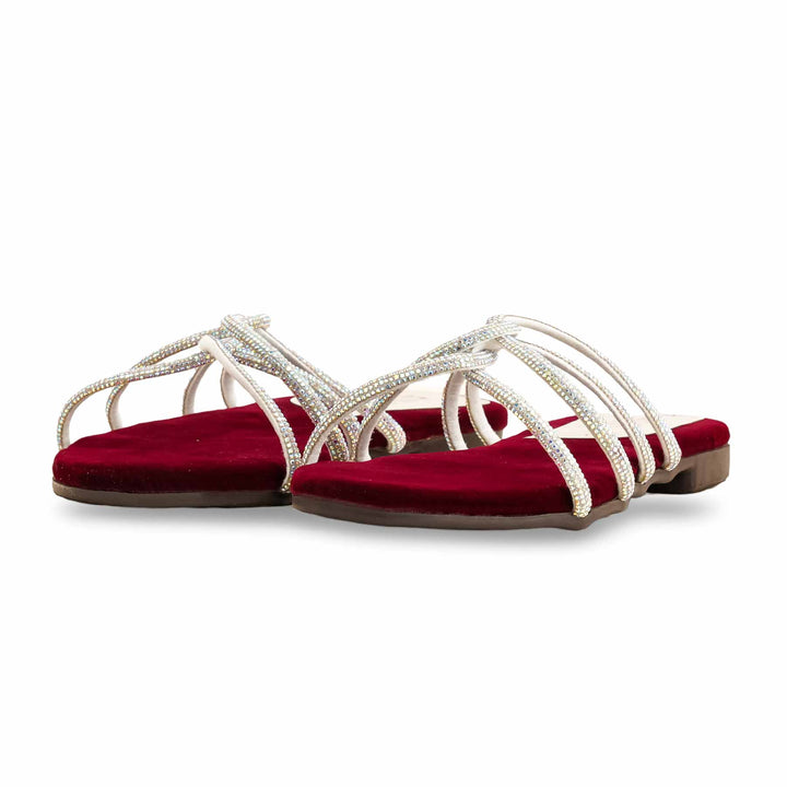 Maroon Casual Slipper For Women CL1972