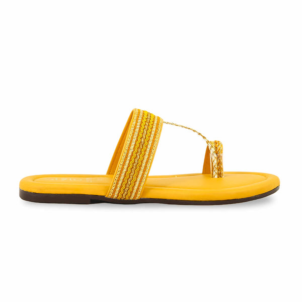 Mustard Casual Chappal For Ladies CL1975