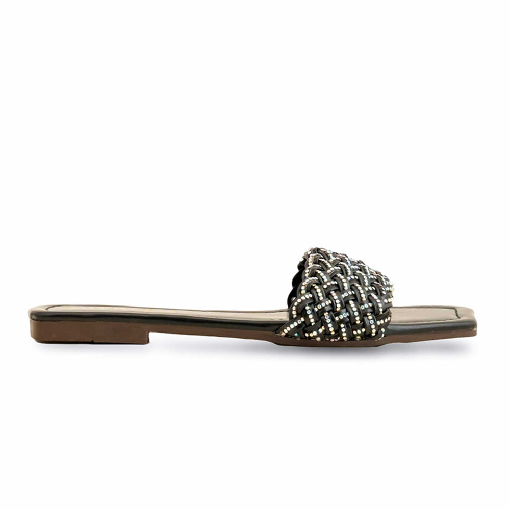 Black Casual Slipper CL1976