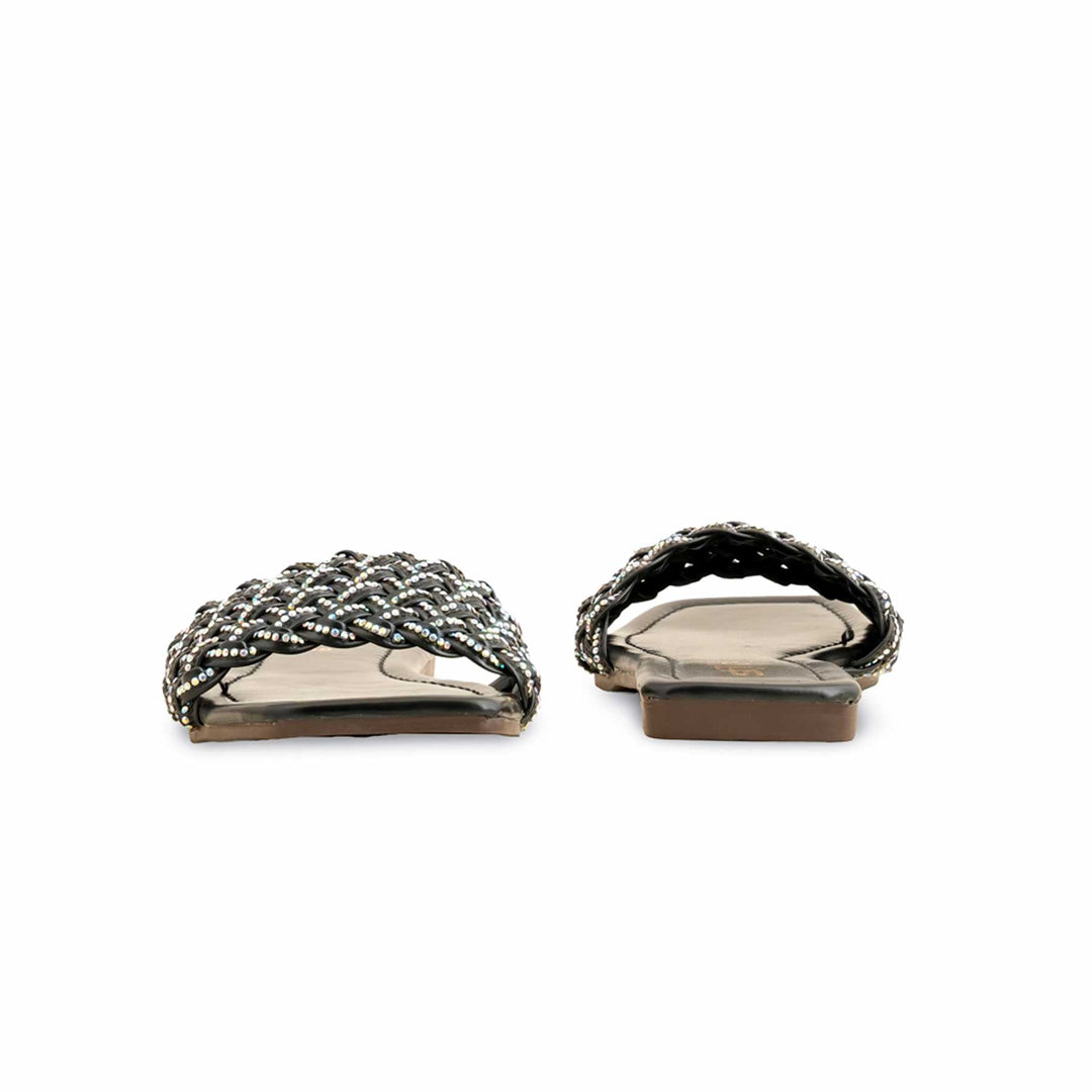 Black Casual Slipper CL1976