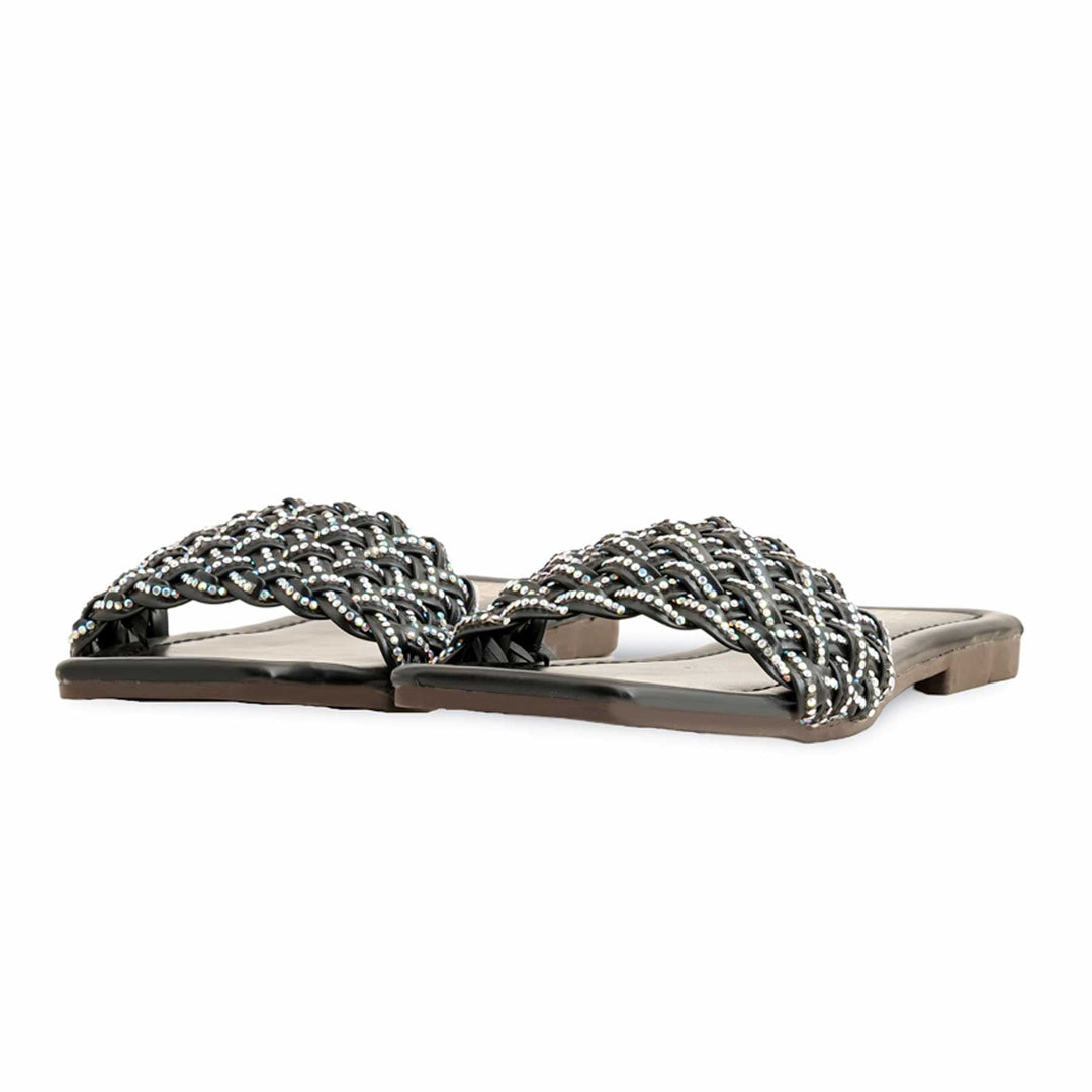 Black Casual Slipper CL1976