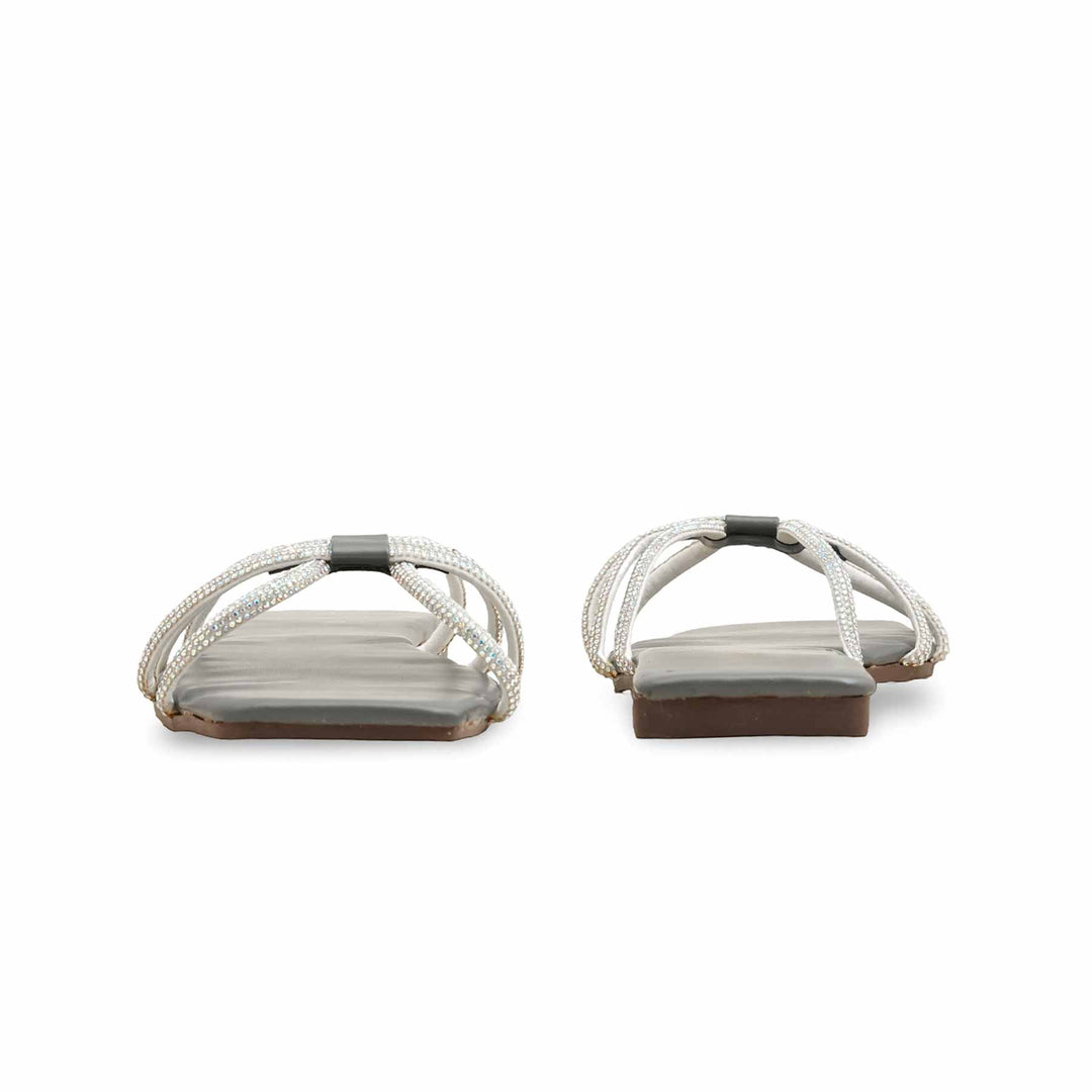 Grey Casual Women Slipper CL1980