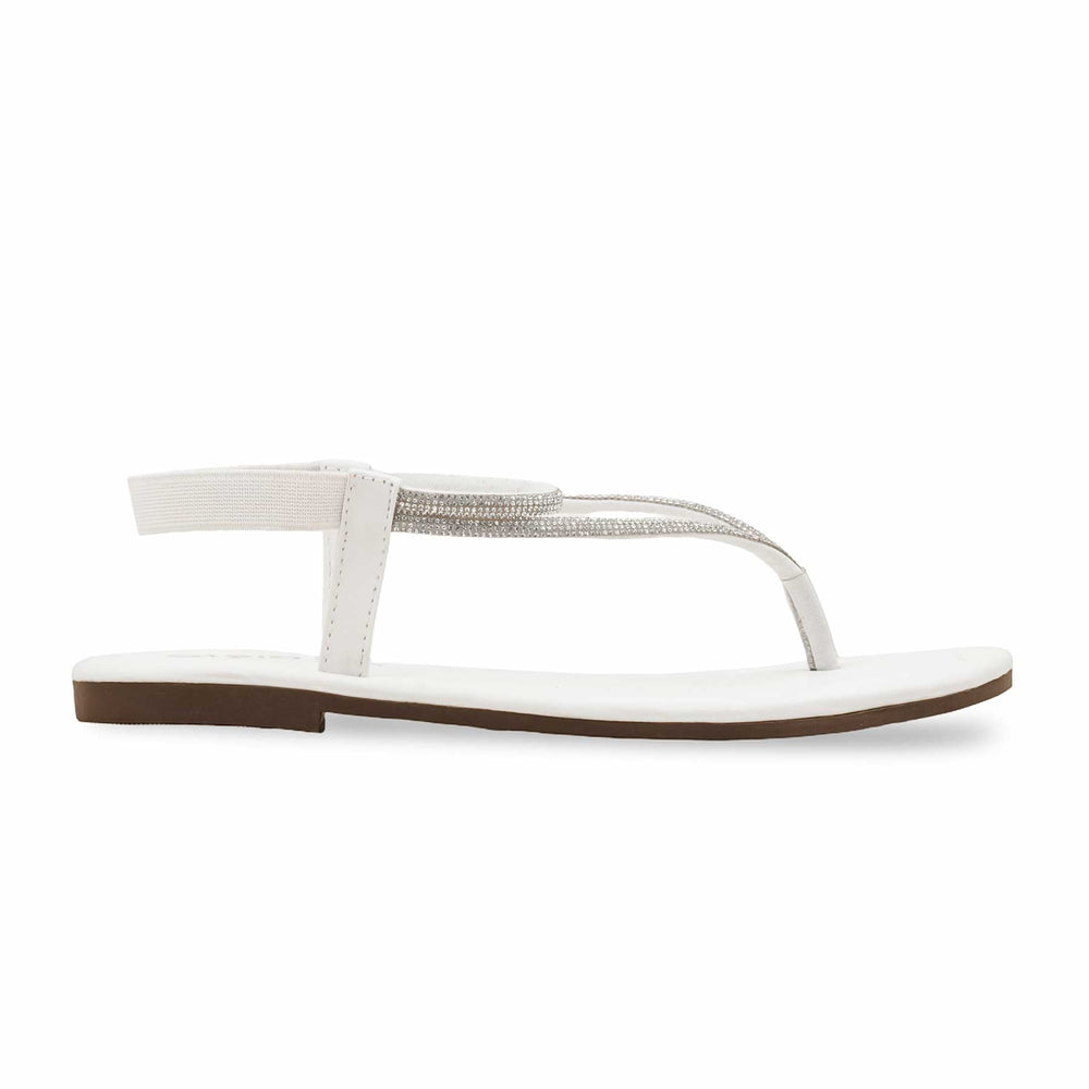 White Casual Chappal CL1981