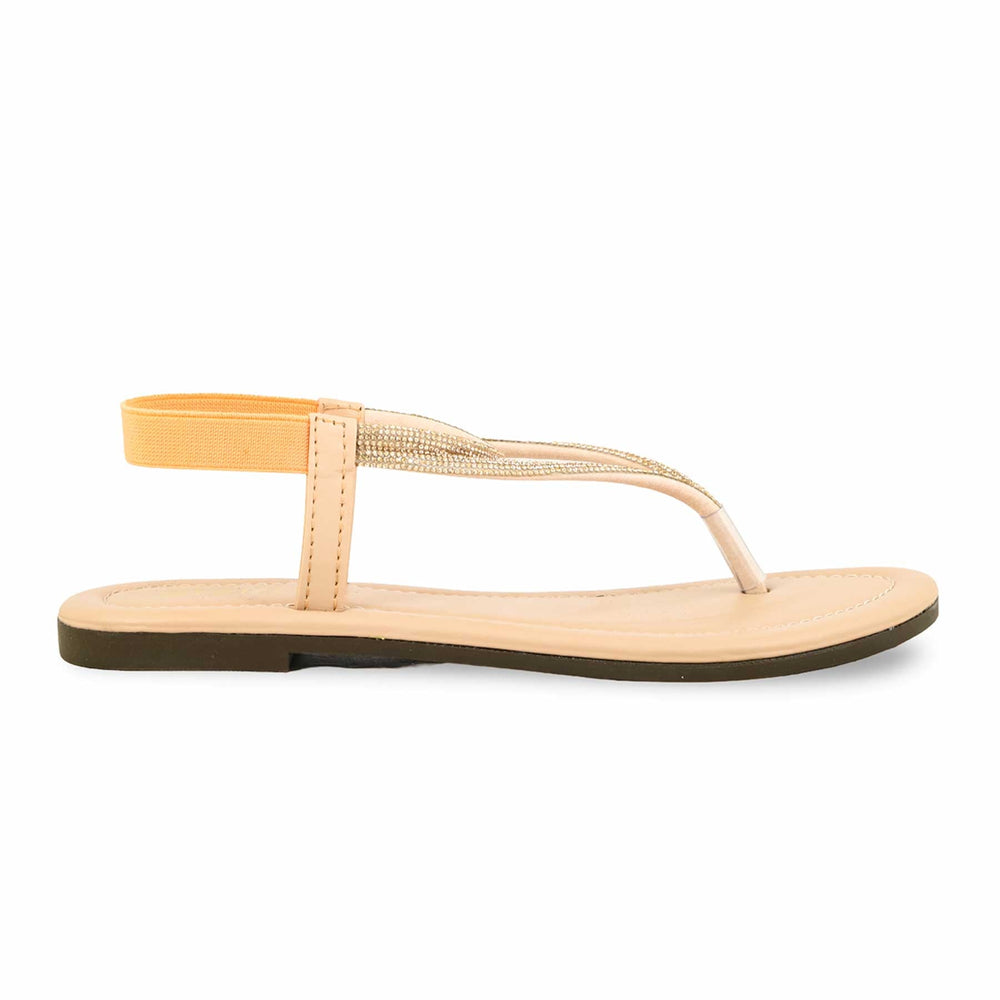 Peach Casual Chappal CL1981