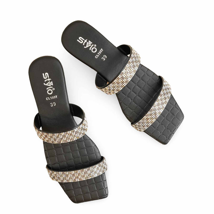 Black Casual Women Slipper CL1997