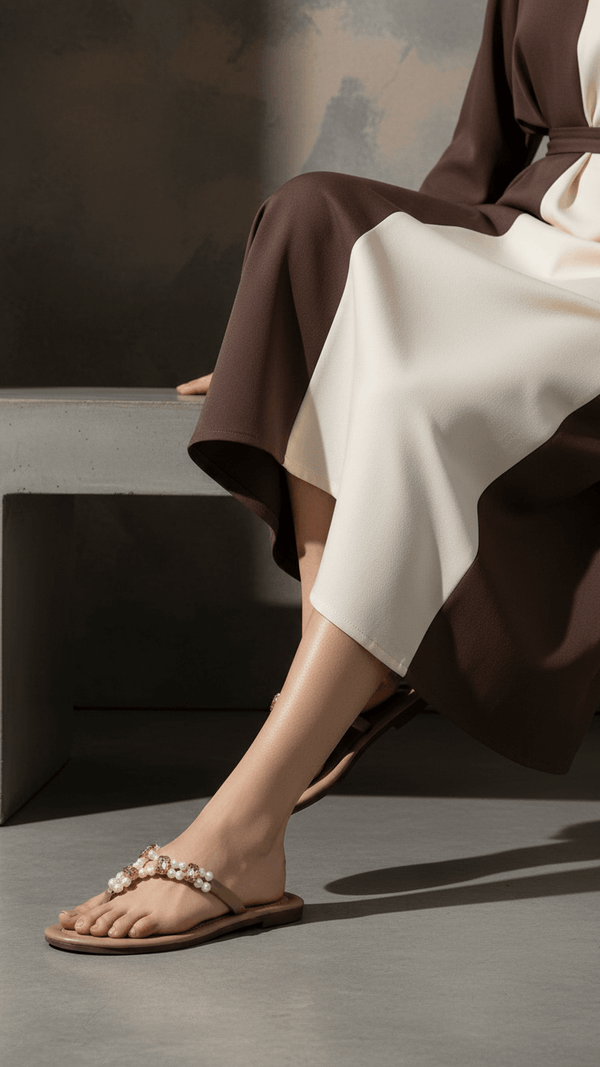 Beige Casual Chappal For Ladies CL2000