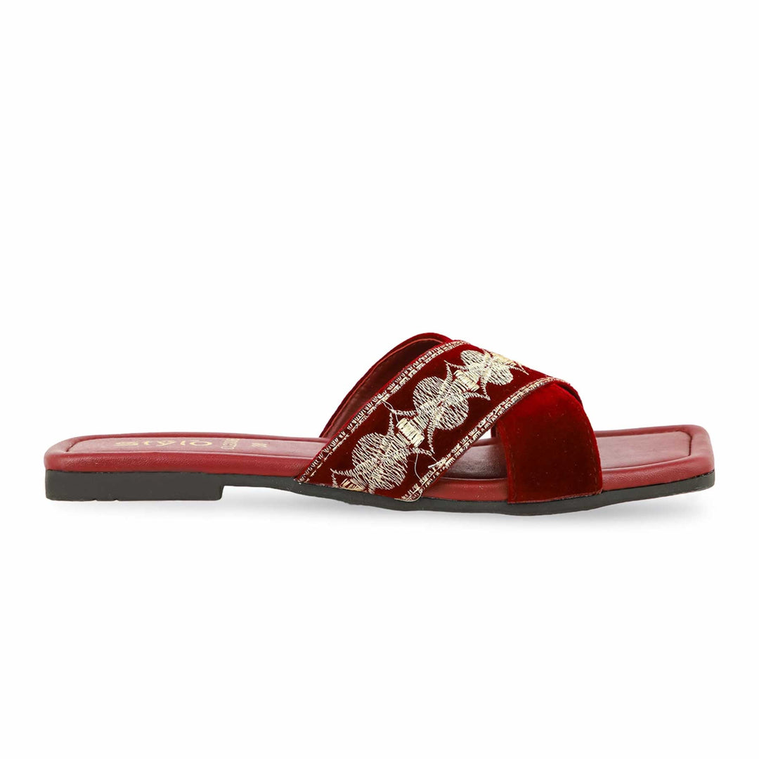 Maroon Casual Slipper CL2006 - Main Image