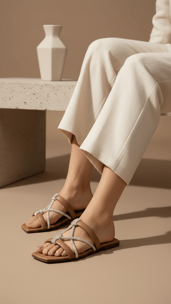 Brown Casual Slipper CL2024