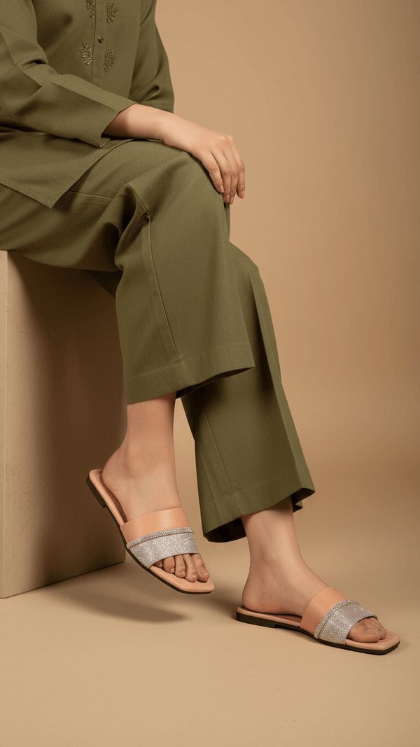 Peach Casual Slipper CL2034