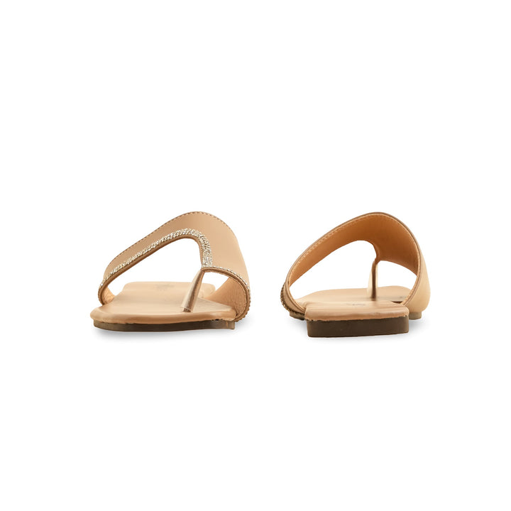 Beige Casual Chappal CL2042