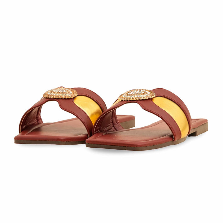 Maroon Casual Slipper CL2047