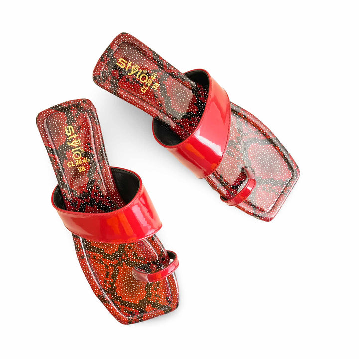 Maroon Casual Chappal CL2048