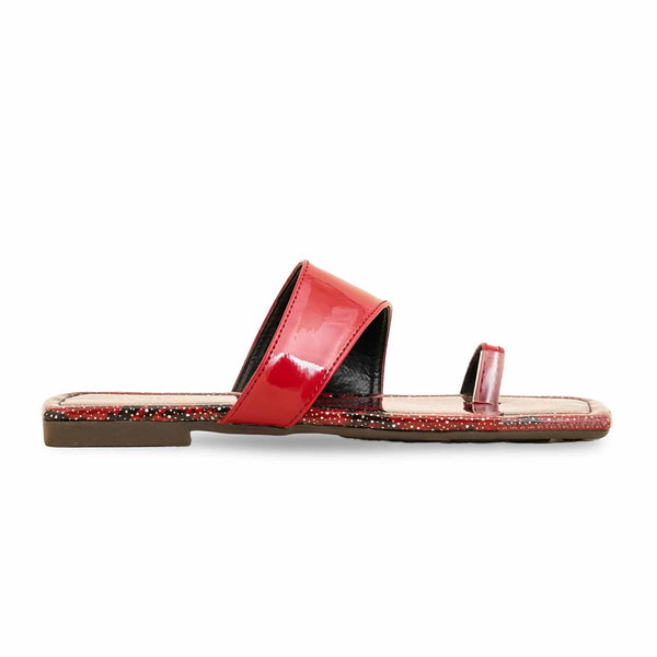 Maroon Casual Chappal CL2048