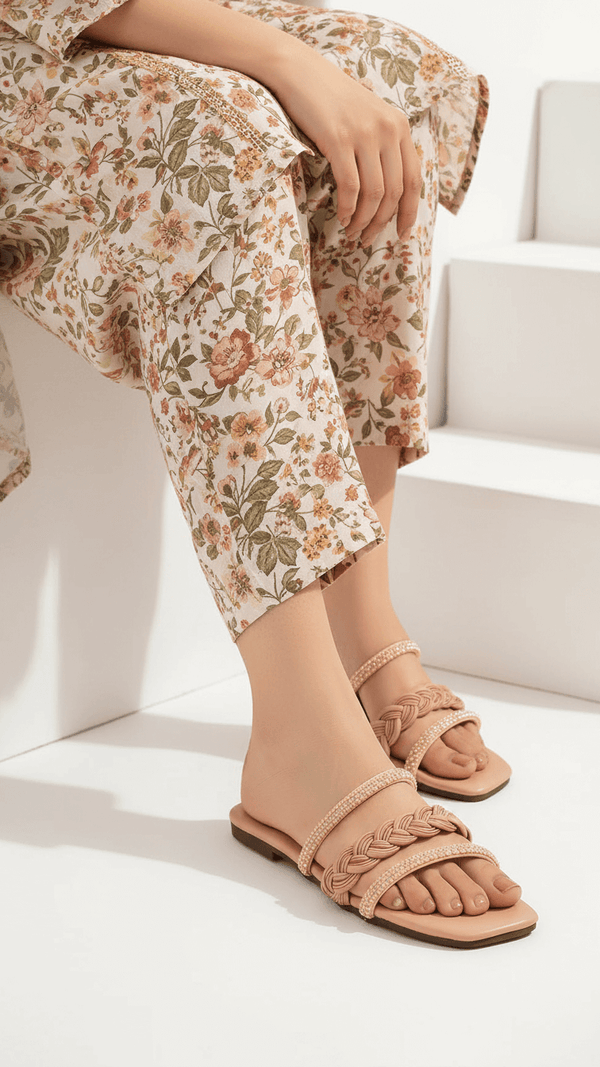 Pink Casual Slipper CL2049