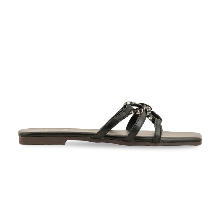 Black Casual Slipper CL2052