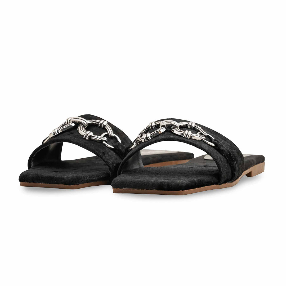 Black Casual Slipper CL2058