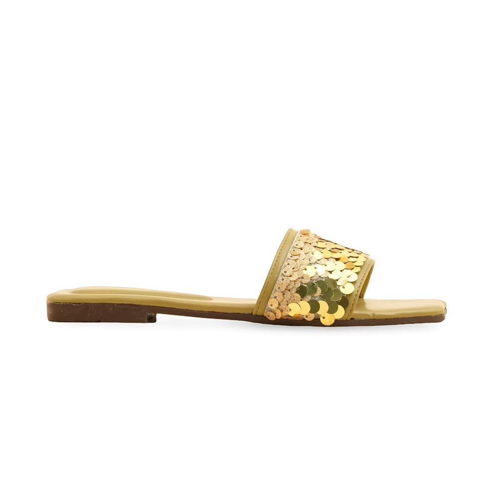 Green Casual Slipper For Ladies CL2059