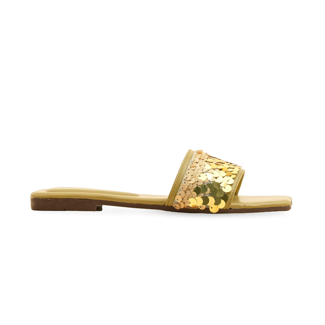 Green Casual Slipper For Ladies CL2059