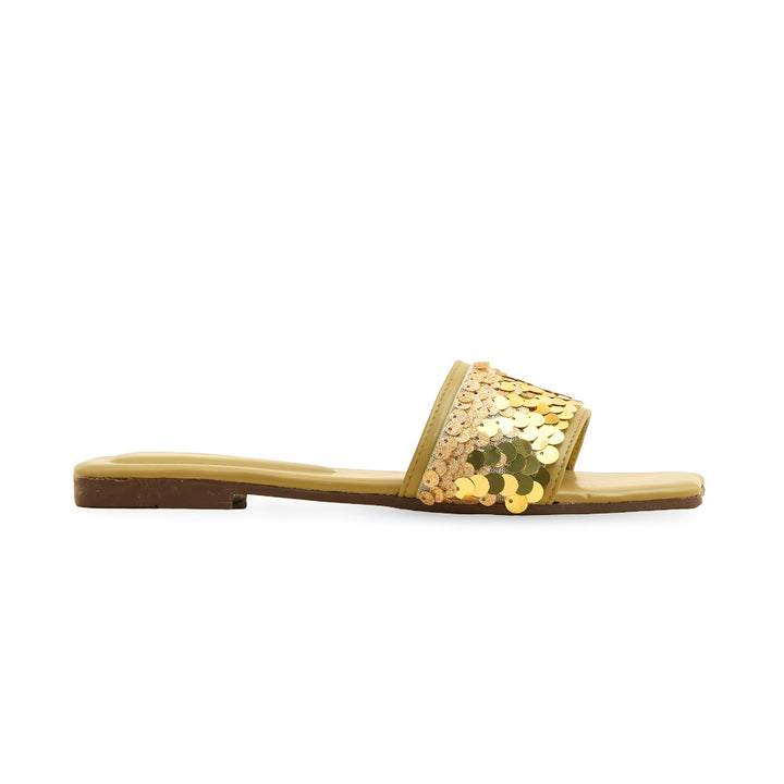 Green Casual Slipper For Ladies CL2059