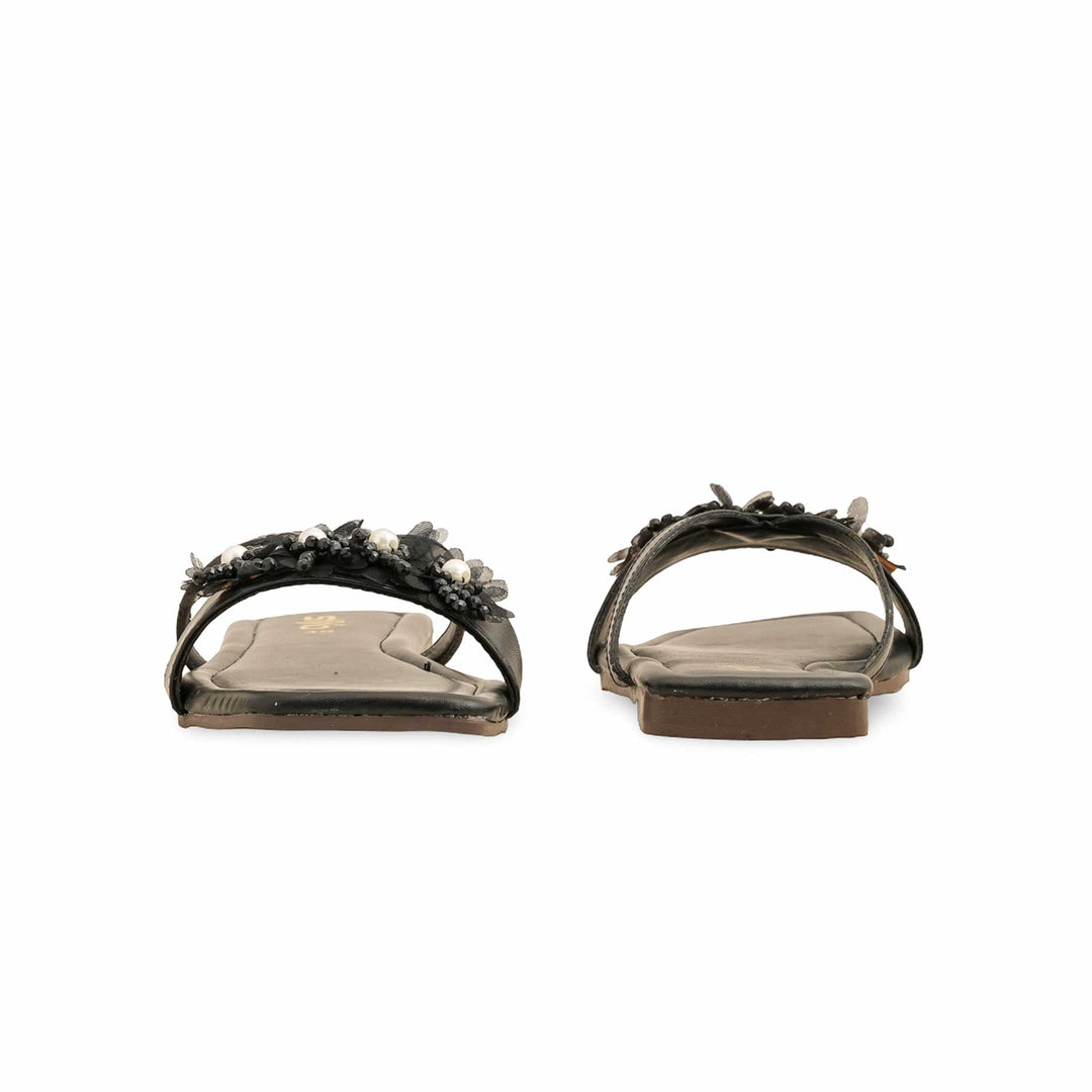 Black Casual Slipper CL2060
