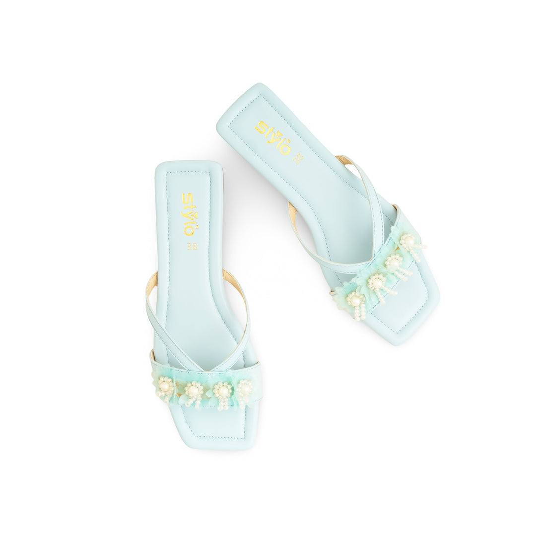 Blue Casual Slipper For Ladies CL2060