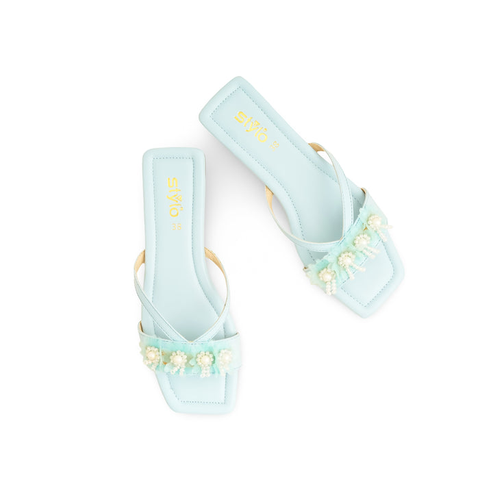 Blue Casual Slipper For Ladies CL2060