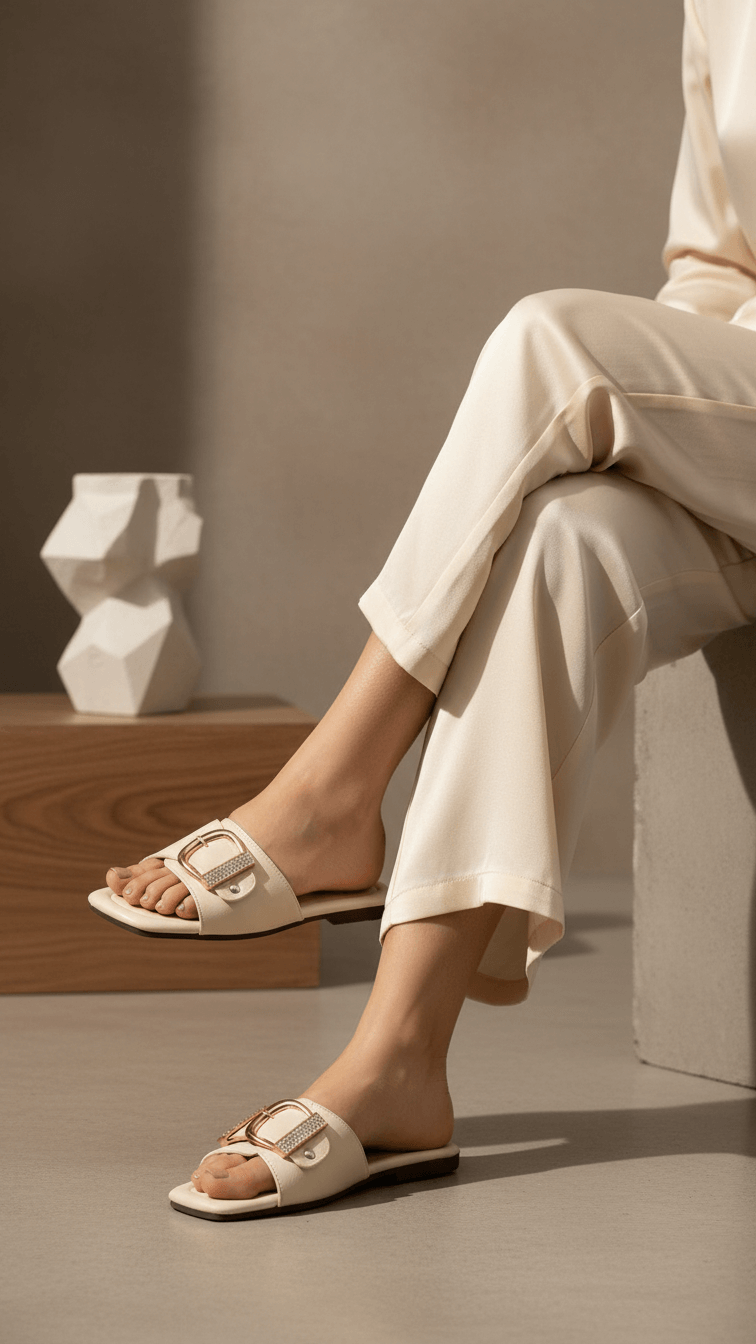 Cream Casual Slipper CL2063