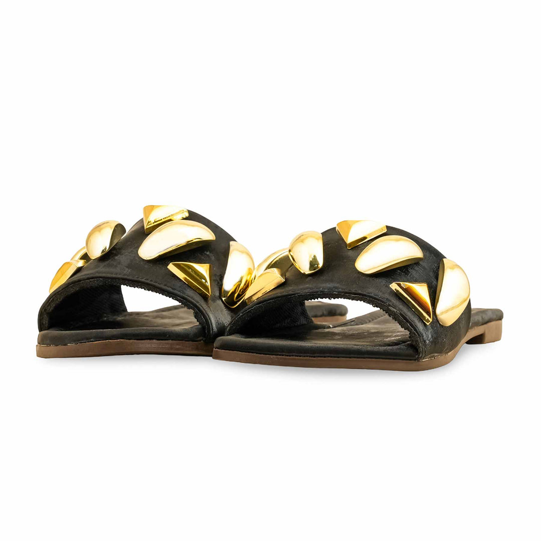 Black Casual Slipper CL2073