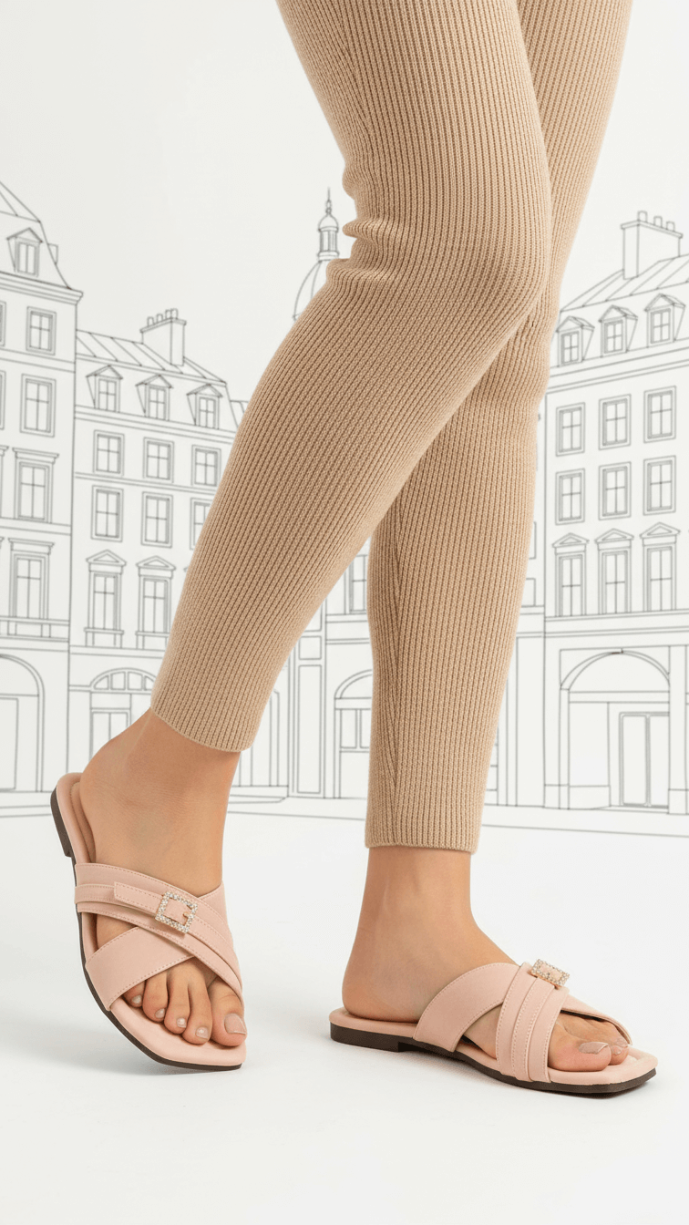 Pink Casual Slipper CL2083