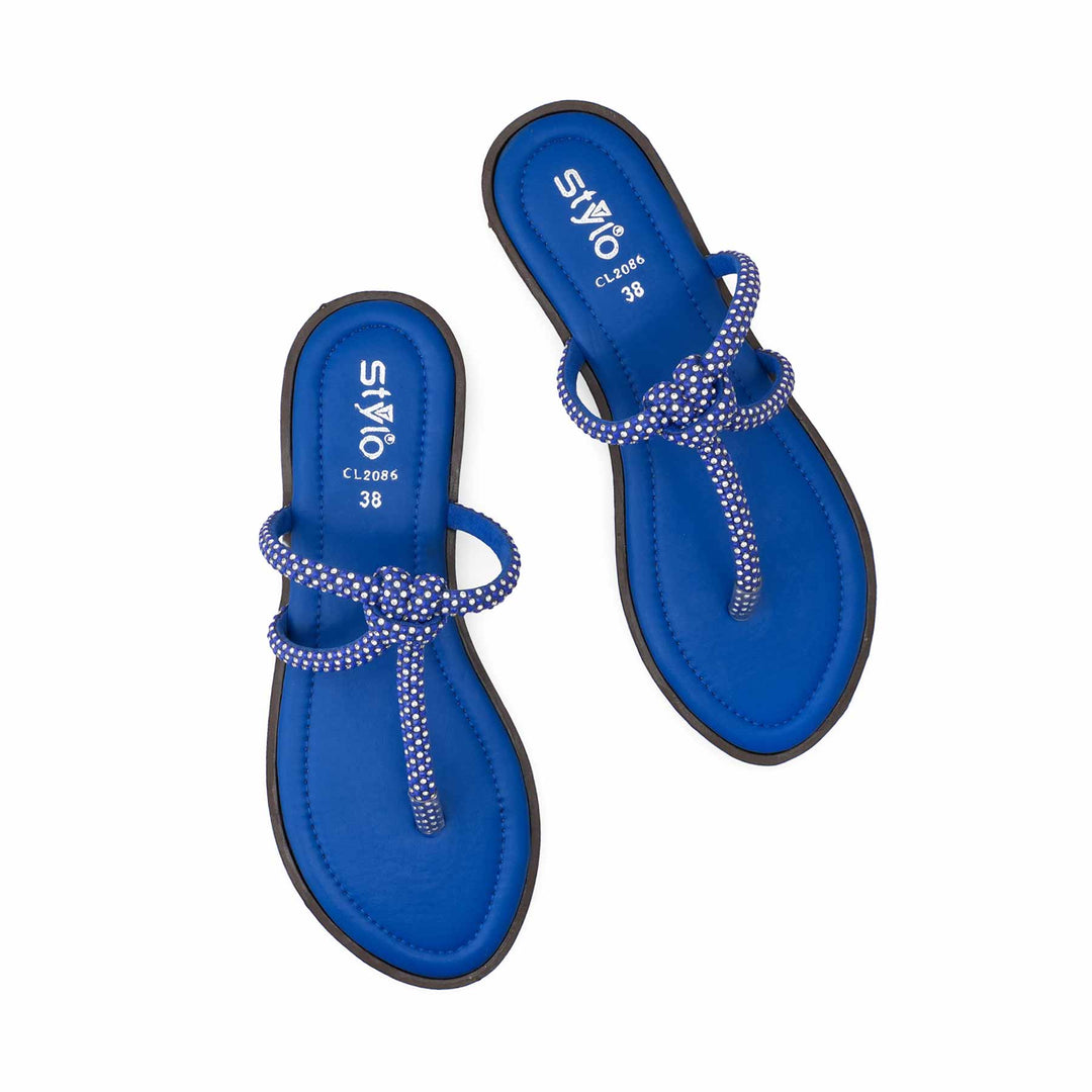 Blue Casual Chappal For Ladies CL2086