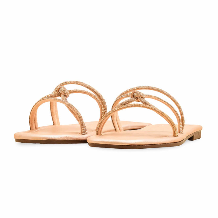 Peach Casual Slipper For Ladies CL2087