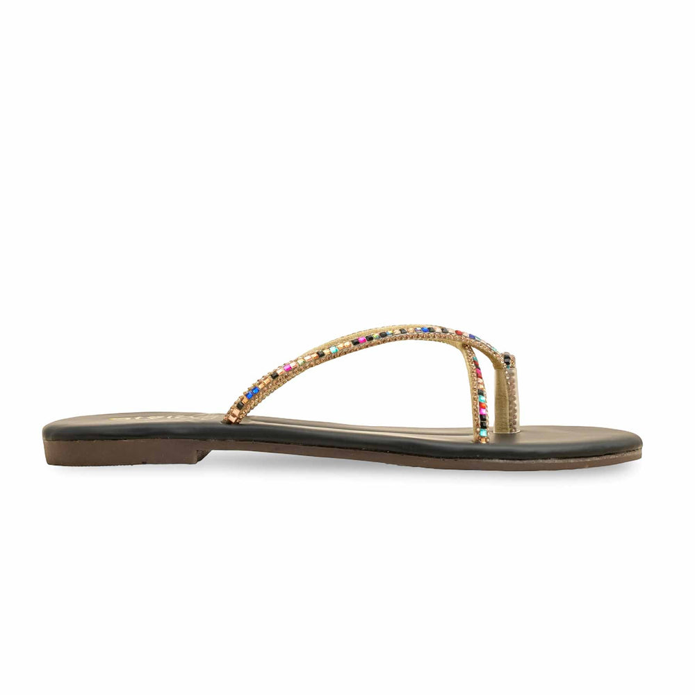 Black Casual Chappal CL2088