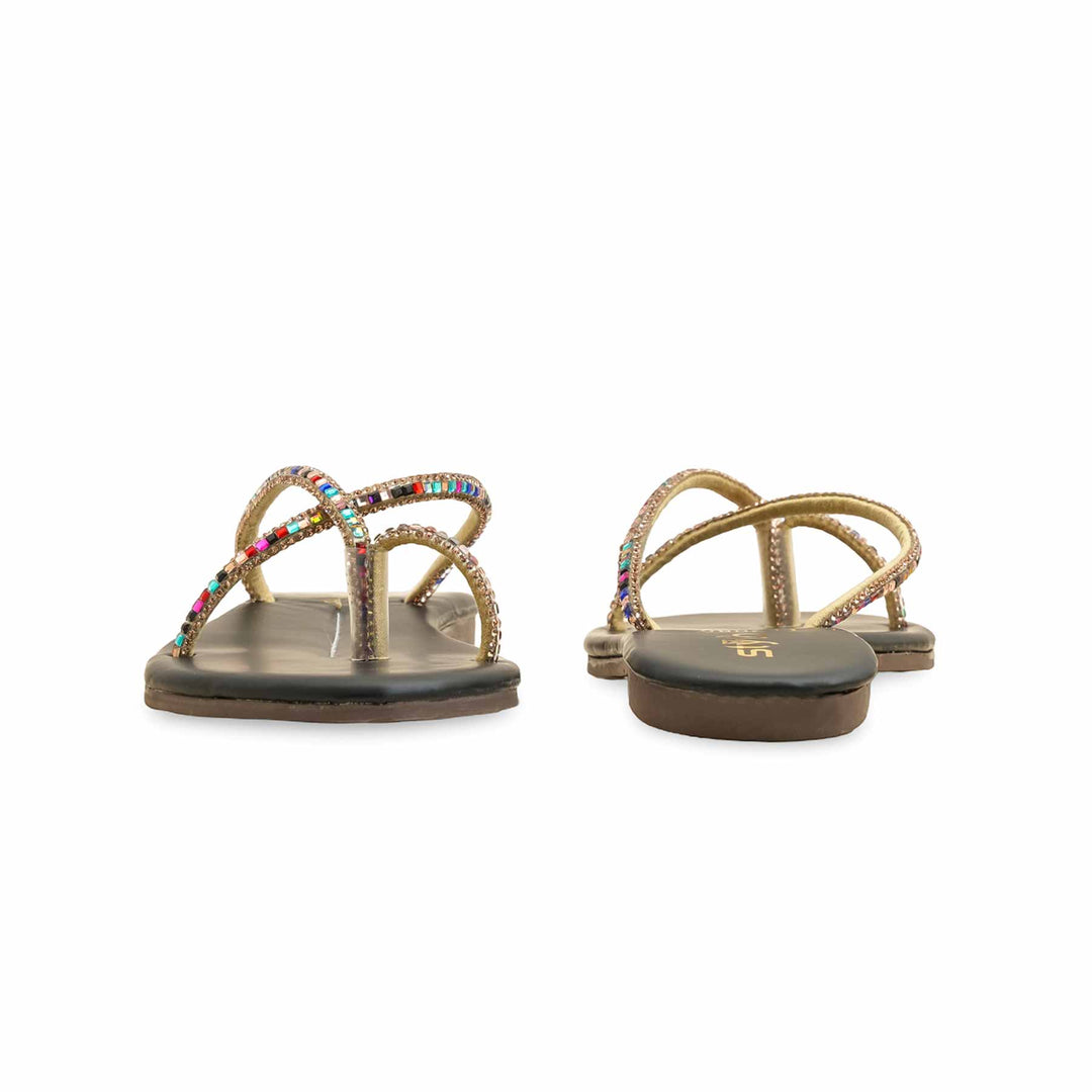 Black Casual Chappal CL2088